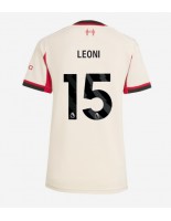 Liverpool Giovanni Leoni #15 Vieraspaita Naisten 2025-26 Lyhythihainen